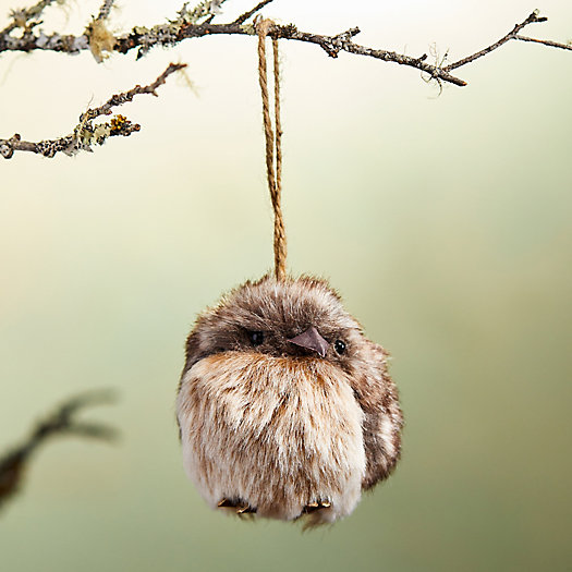 View larger image of Furry Bird Ornament