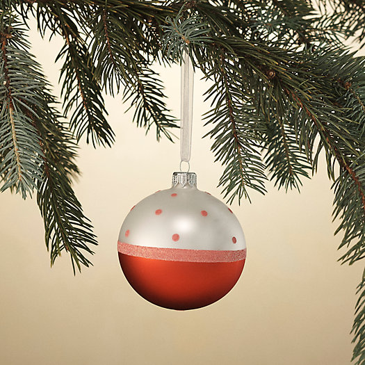 View larger image of Polka Dot Glass Ornament