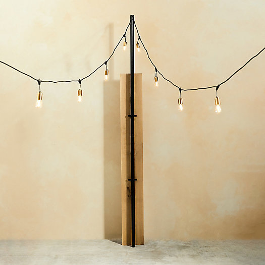 View larger image of Outdoor Light Strand Pole with Brackets