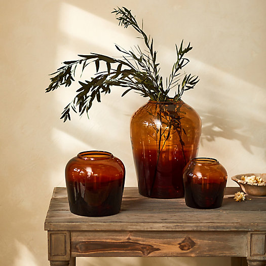 View larger image of Sienna Smoked Glass Urn Vase