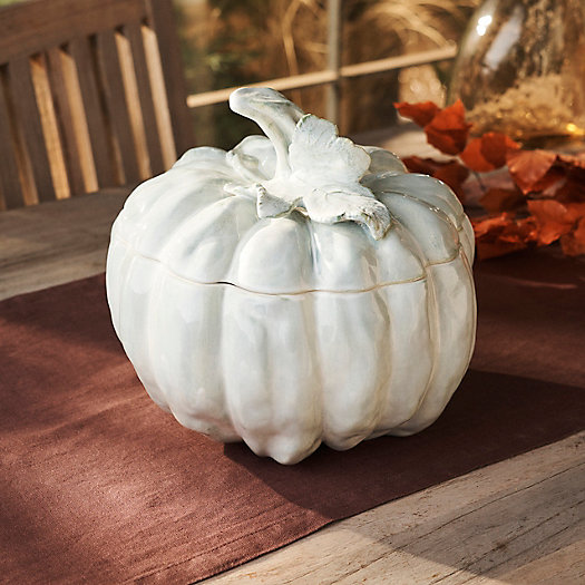 View larger image of Pumpkin Ceramic Tureen, Medium