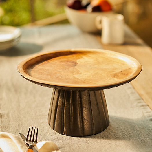 View larger image of Teak Root Cake Stand