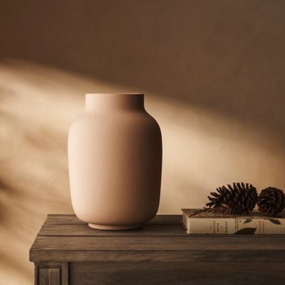 Earthenware Vase, 8"