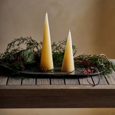 Unscented Cone Taper Candle