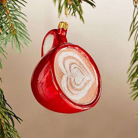 View larger image of Coffee Cup Glass Ornament