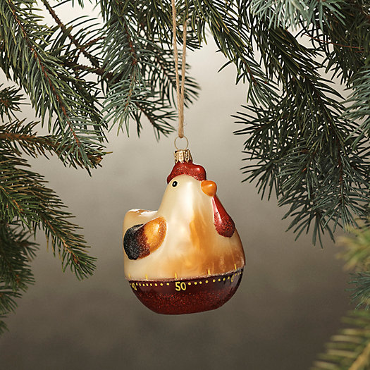 View larger image of Chicken Timer Glass Ornament