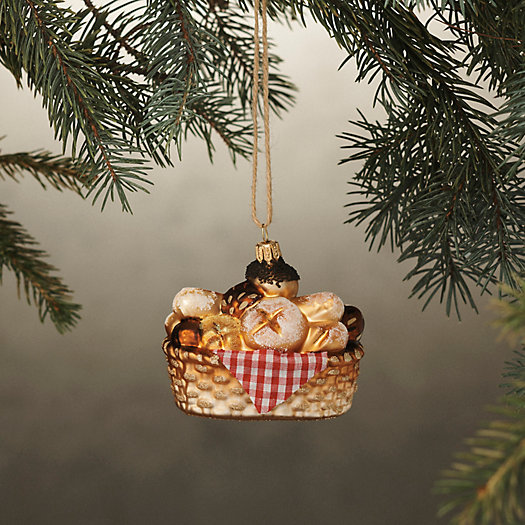 View larger image of Bread Basket Glass Ornament