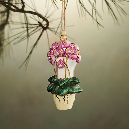 View larger image of Orchid in Pot Glass Ornament