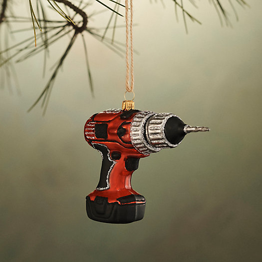 View larger image of Power Drill Glass Ornament
