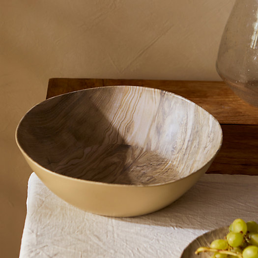 View larger image of Melamine Wood Serving Bowl