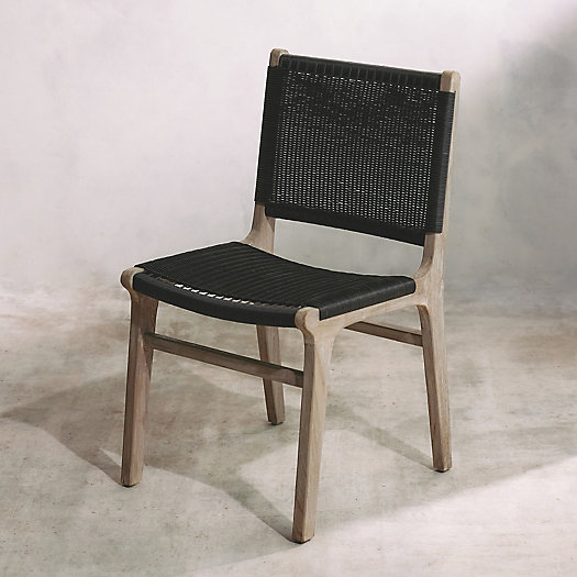 View larger image of Wicker + Teak Side Chair