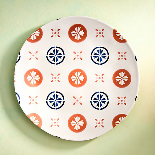 View larger image of Melamine Dinner Plate, Geo Star