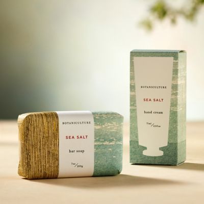 Botaniculture Sea Salt Bar Soap + Hand Lotion Set