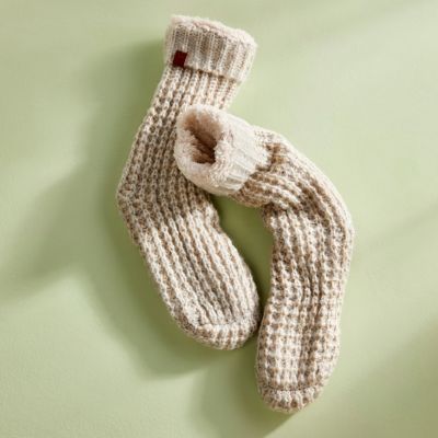 Fisherman Fleece Lined Slipper Socks