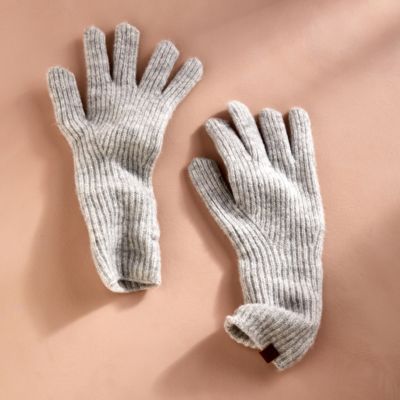 Ribbed Knit Gloves