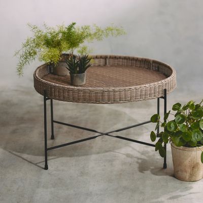 Wicker Basket Coffee Table Terrain