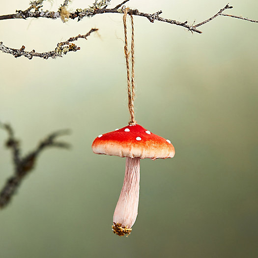 View larger image of Forest Mushroom Velvet Ornament