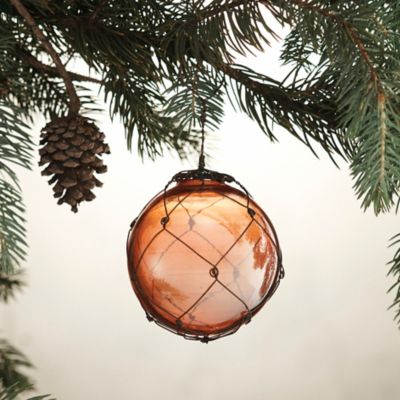 Caged Glass Globe Ornament