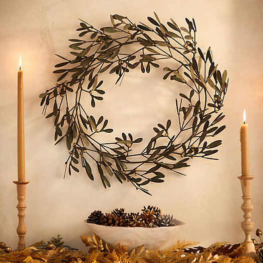 View larger image of Mistletoe Iron Wreath