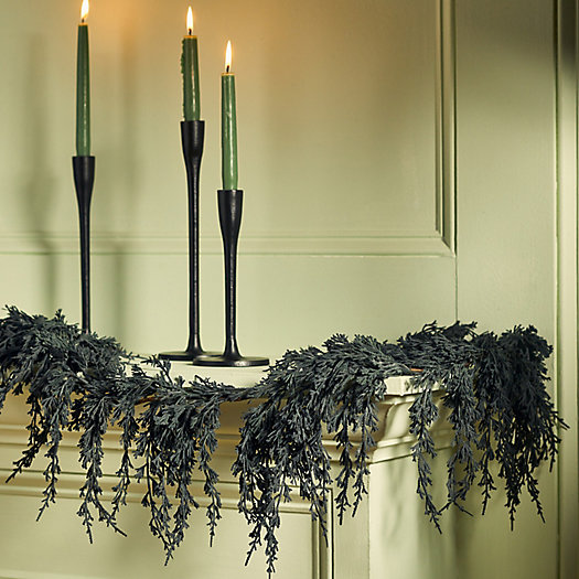 View larger image of Faux Trailing Garland, Black