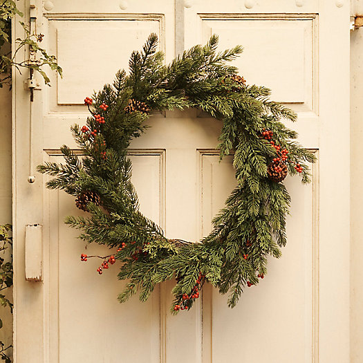 View larger image of Faux Berry Evergreen Wreath
