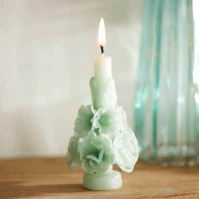 Oaxacan Floral Taper Candle, Small