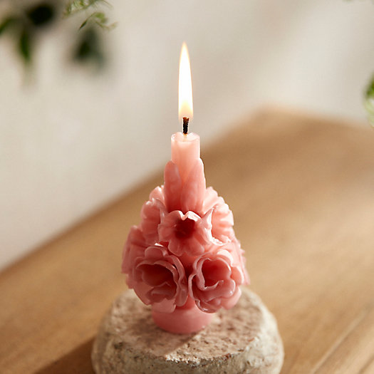 View larger image of Oaxacan Floral Taper Candle, Small