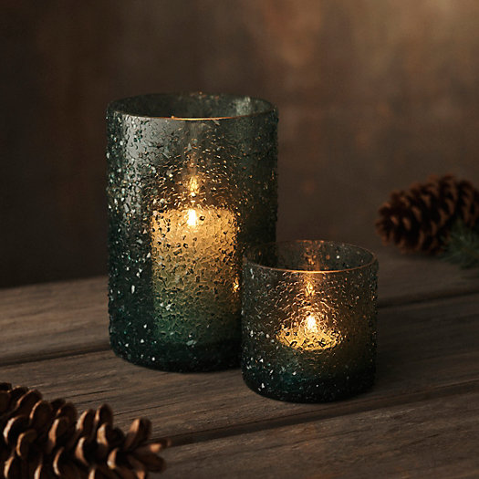 View larger image of Crystalized Glass Votives, Set of 2