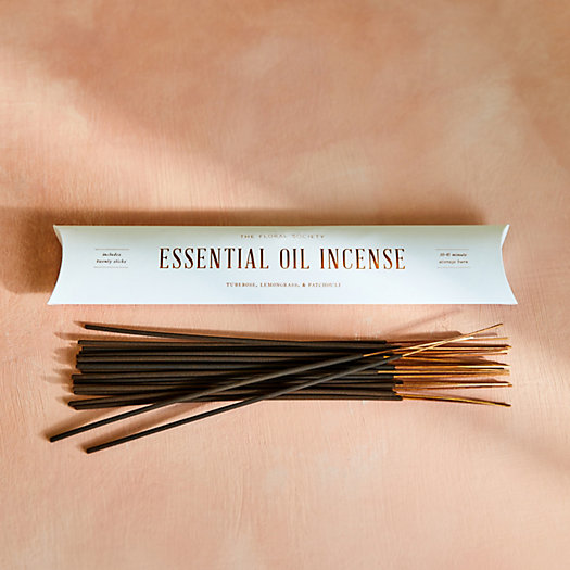 View larger image of Essential Oil Incense, Tuberose + Lemongrass