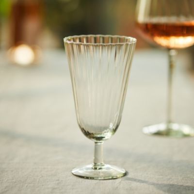 Ribbed Optic Martini Glasses set of 4