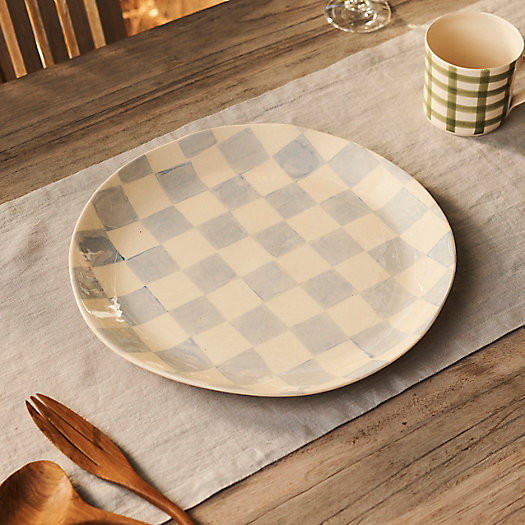 View larger image of Color Washed Checkered Serving Platter