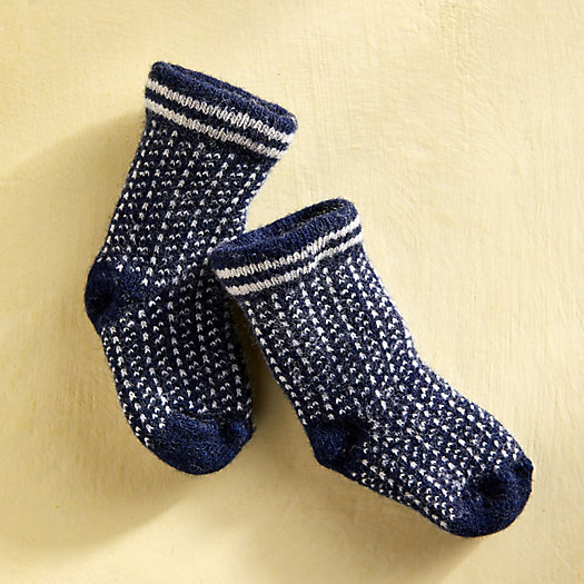 View larger image of Fairisle Baby Socks