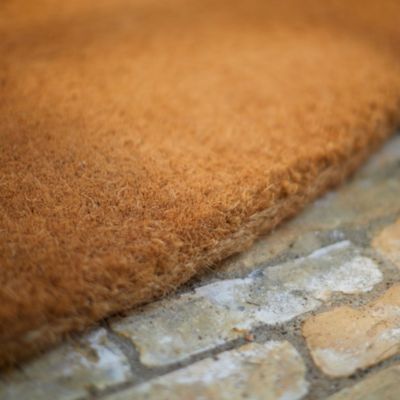 Plain Mat Natural 42 in. x 26 in. Coir Door Mat - Venue Marketplace