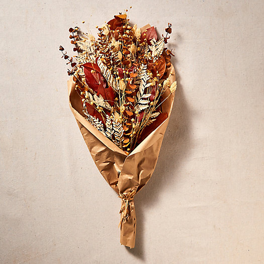 View larger image of Preserved Salal, Phalaris + Flax Pod Bouquet
