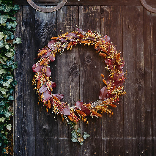 View larger image of Preserved Oat + Flax Wreath