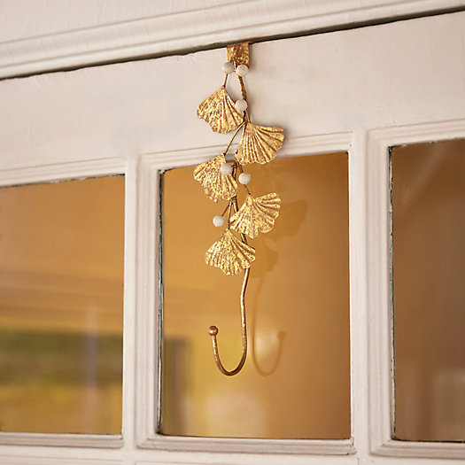 View larger image of Ginkgo Leaf + Berry Wreath Hanger