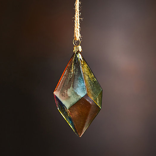 View larger image of Faceted Gem Glass Ornament