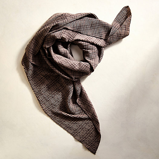View larger image of Crinkle Plaid Scarf