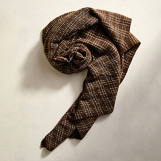 View larger image of Crinkle Plaid Scarf