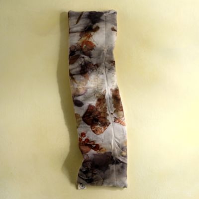Lavender Eco-Print Wool Neck Wrap