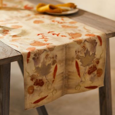 Abundant Harvest Eco-Print Wool Runner