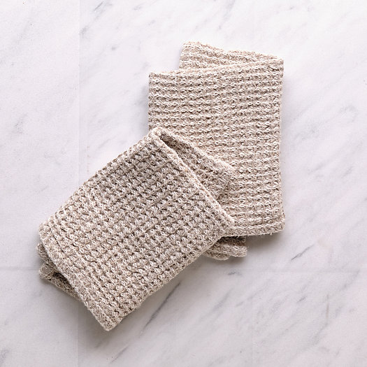 View larger image of Waffle Linen Dishcloths, Set of 2