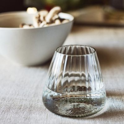 Ribbed Optic Wine Glasses Set of 4, Size: One Size