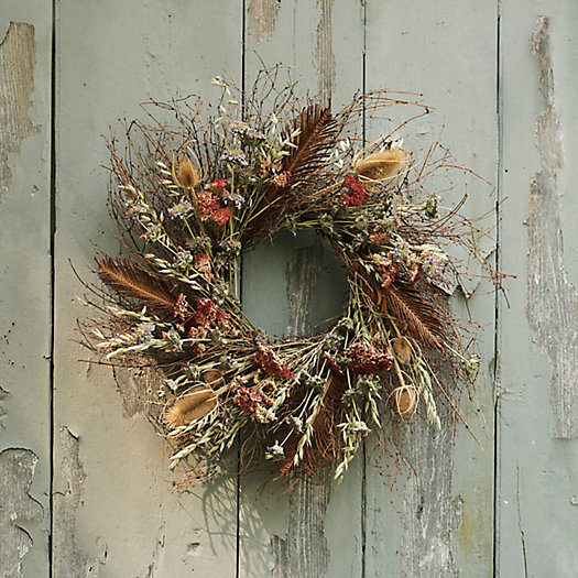 View larger image of Preserved Fern + Feather Wreath