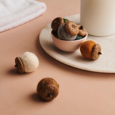 Felted Acorn Soaps