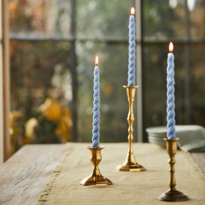 Twisty Taper Candles, Set of 3