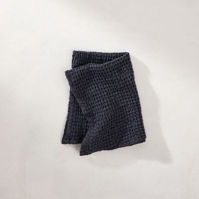 Dark Grey Waffle Hand Towel