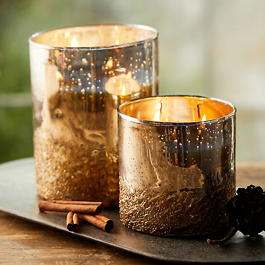 View larger image of Linnea Gold Mercury Candle, Winter