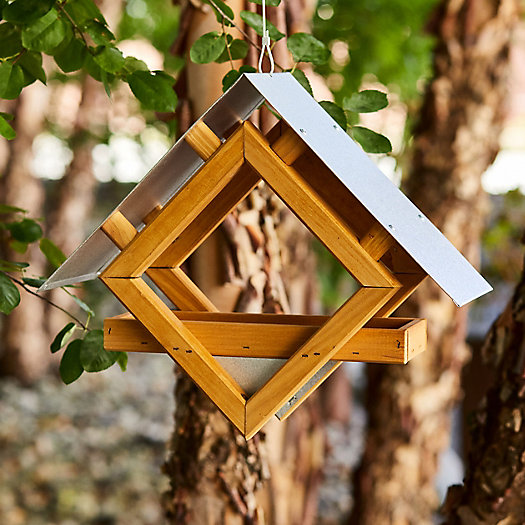 View larger image of Triangle Hanging Bird Table