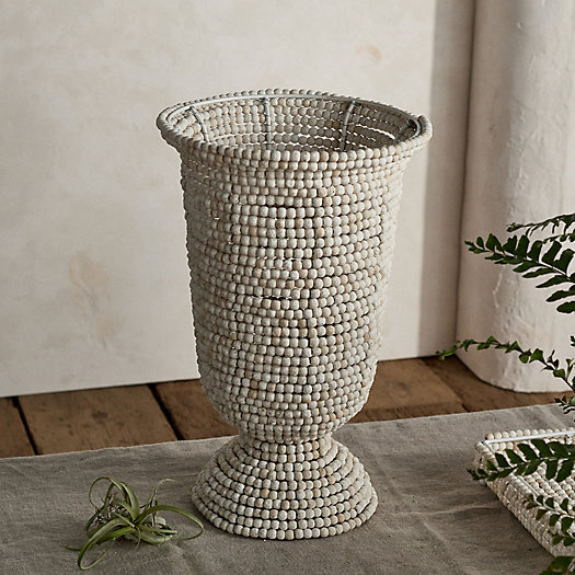 View larger image of Beaded Urn Vase